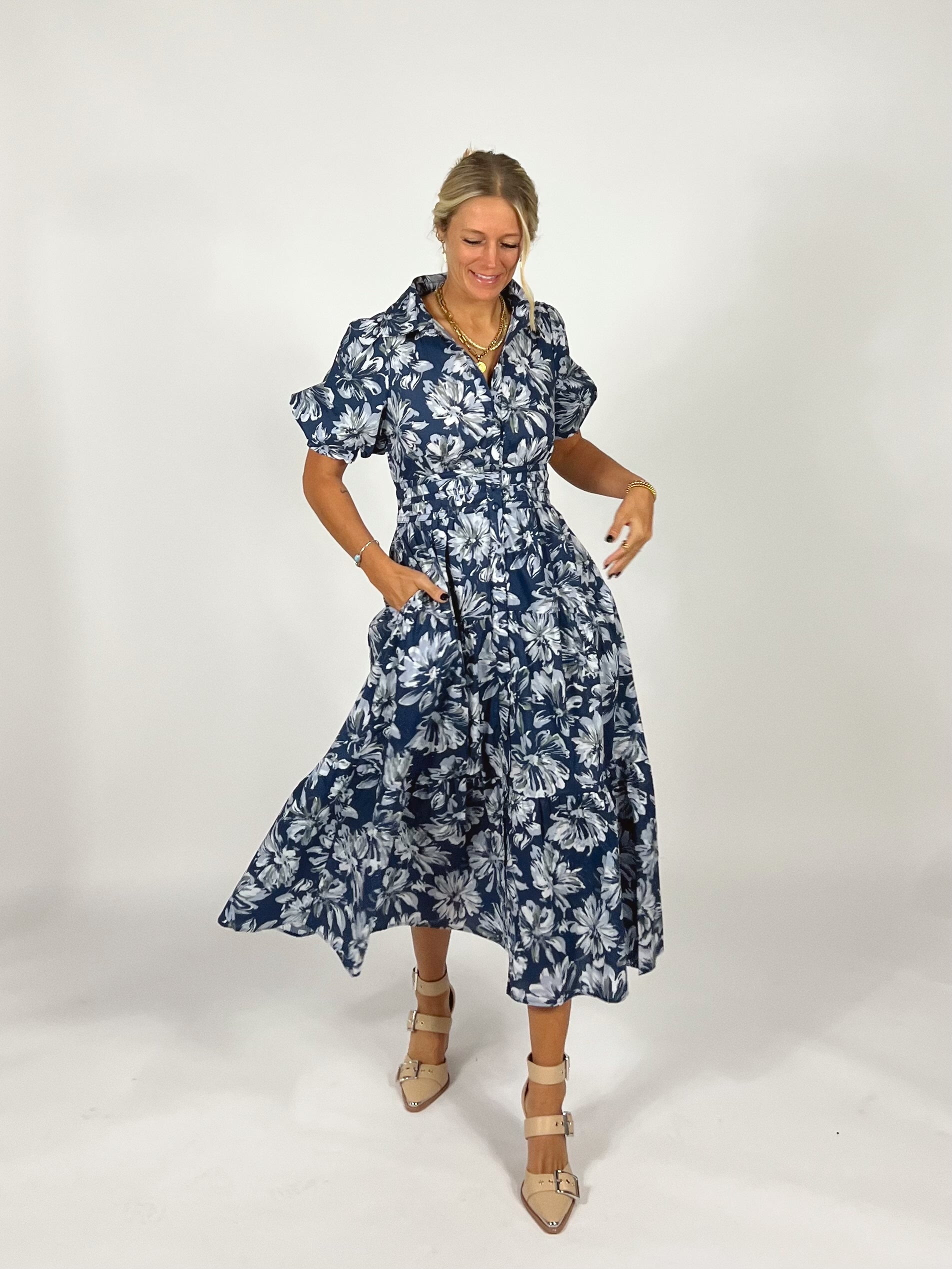 Blue Ivy Midi Dress - ShopFringeClothing.com Blue Ivy Midi Dress - ShopFringeClothing.com