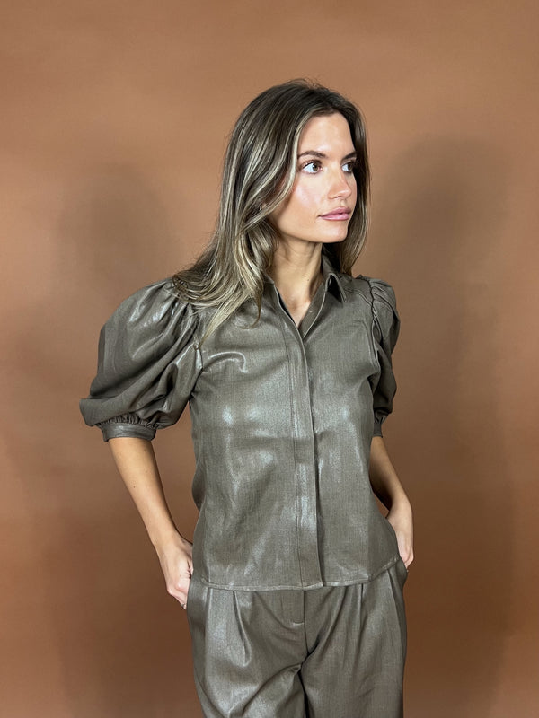 Studio Button Down Top