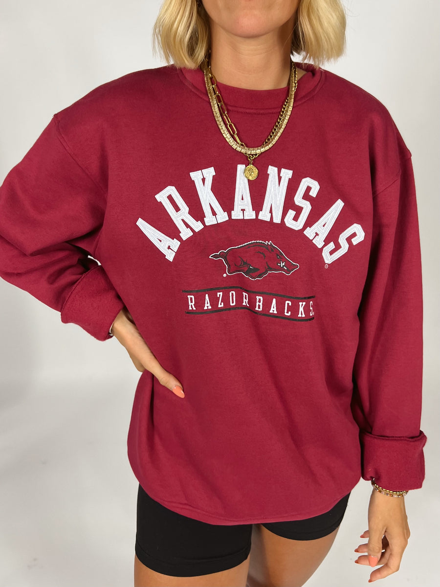 Arkansas Razorbacks Hog Sweatshirt / XL