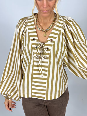 Tie The Knot Stripe Top