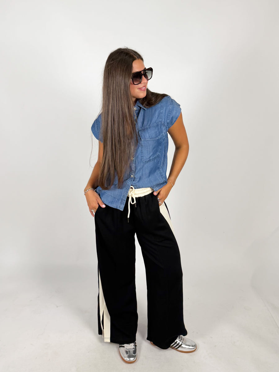 Cloud Knit Wide Leg Lounge Pants