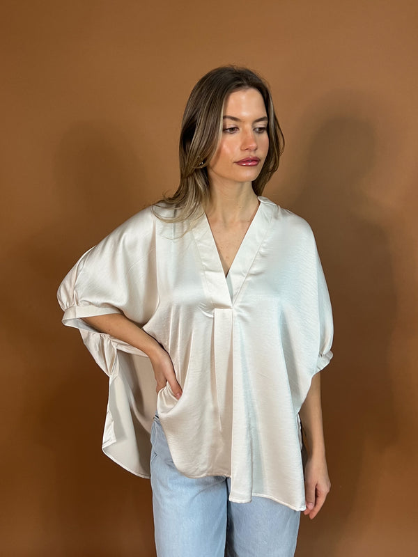 Cloud 9 Cream Blouse