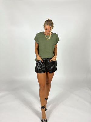 Mary Muscle Sweater Top