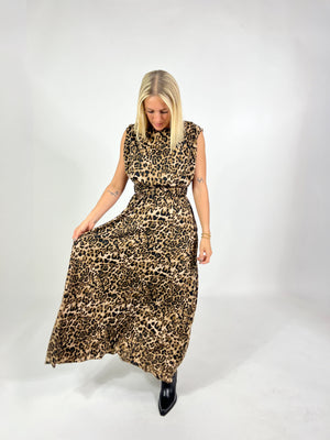 Mystical Leopard Maxi Dress