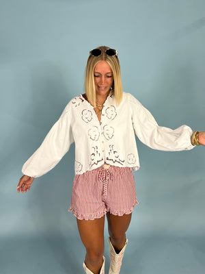 Sweet Like This Eyelet Blouse