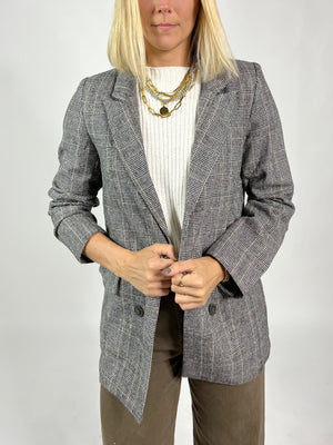 Sleek n Chic Plaid Blazer