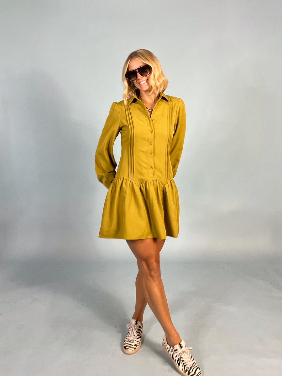 Office Hours Baby Doll Dress
