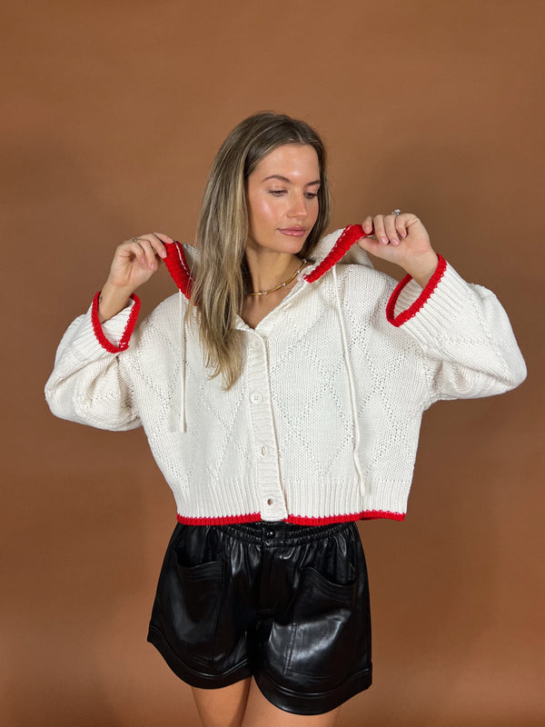 Peppermint Hooded Knit