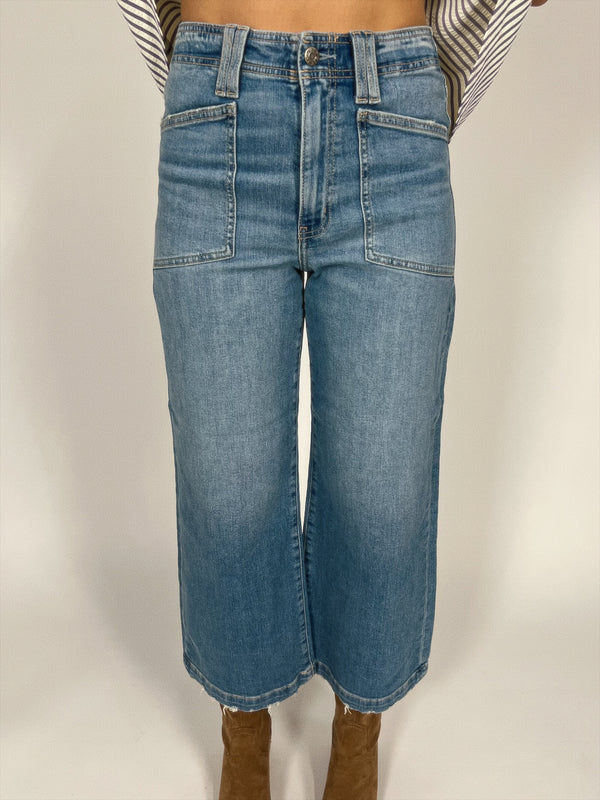 Valley Girl Wide Leg Ankle Denim | Fave