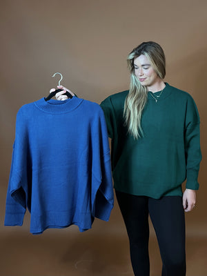 Drop Shoulder Oversize Sweater