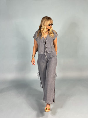 Tied Up Denim Set