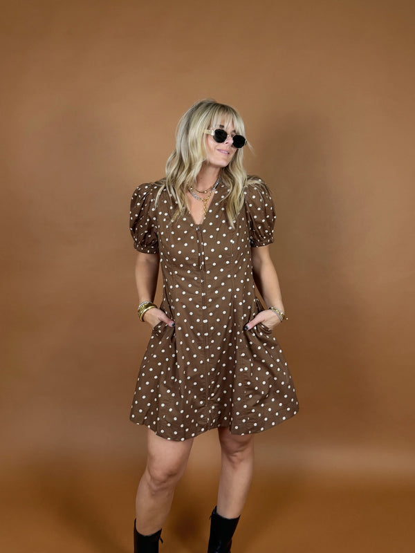Point Taken Polka Dot Dress