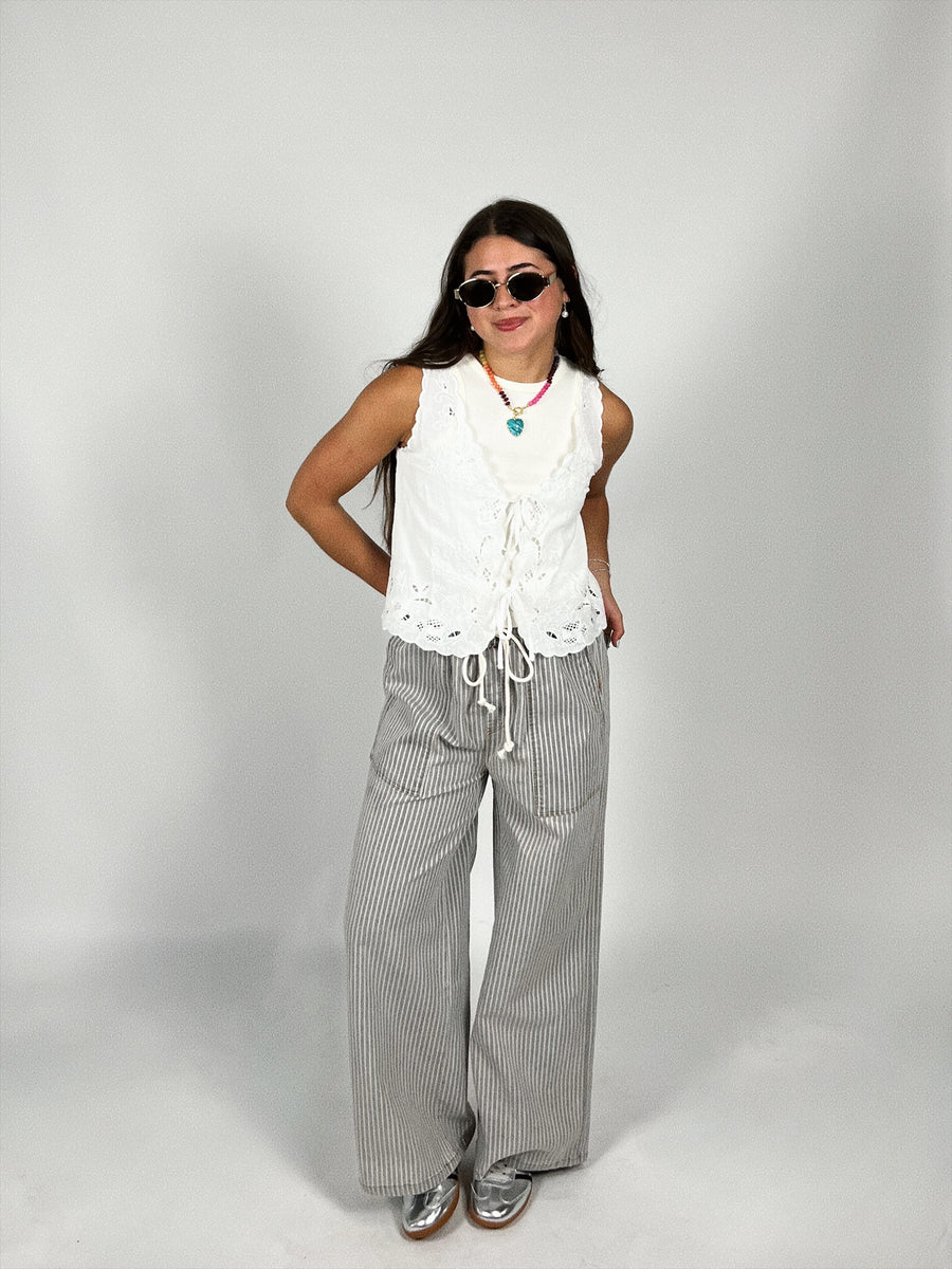 Colette Tie Front Tank