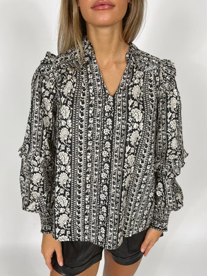 Max Printed L/S Top