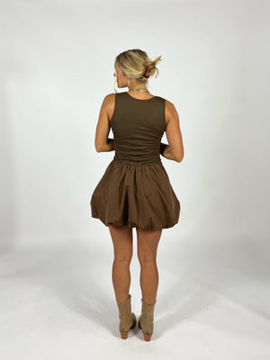 Cocoa Puff Bubble Dress