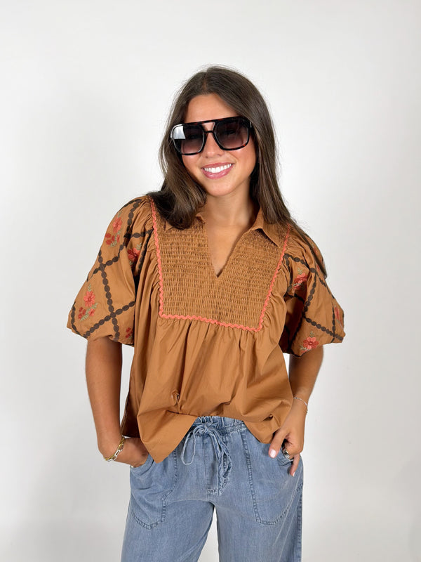 Juniper Puff Sleeve Blouse