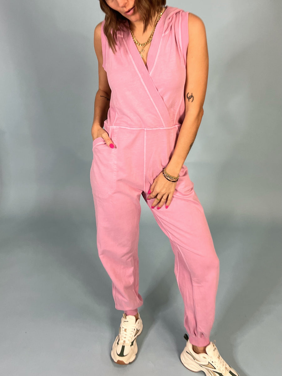 Bop Around Hooded Jumpsuit