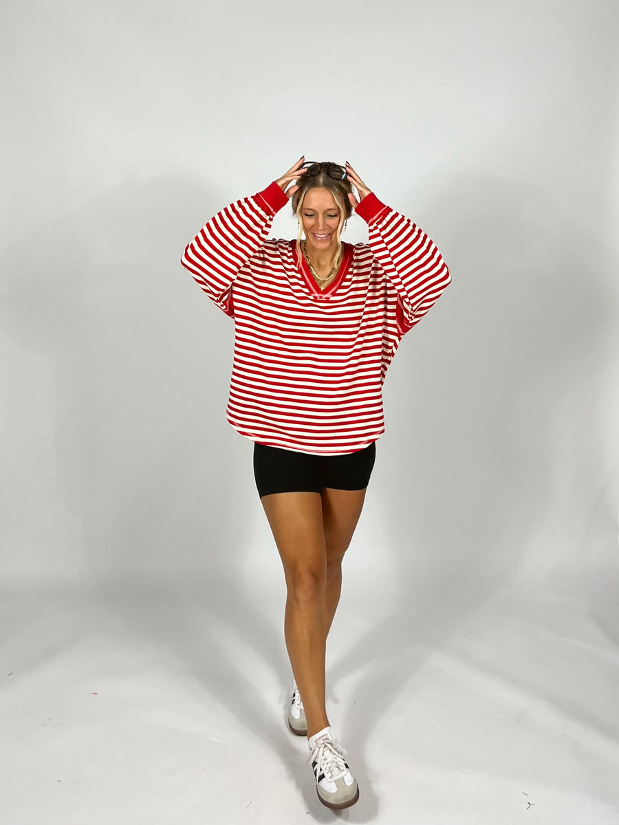Game Plan Balloon Sleeve Top