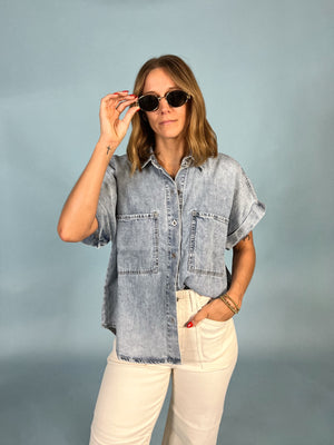 Shore Denim Top | Wild Card