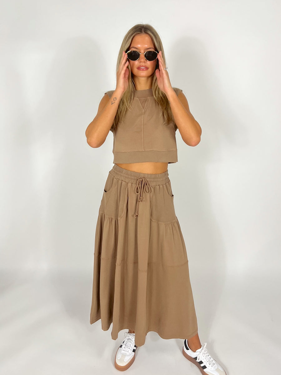 Boyish Skirt Set