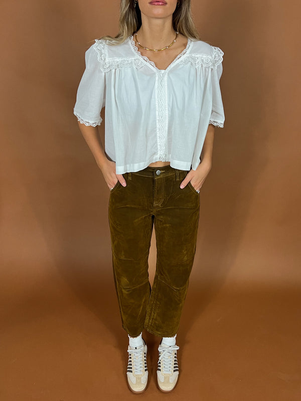 Lasso Barrel Fit Jeans | Brown