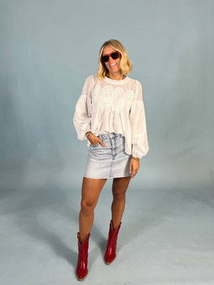 Lucy Lace Detail Top