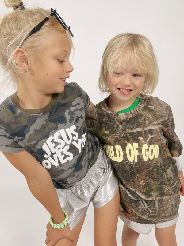 Jesus Loves You Camo Tee
