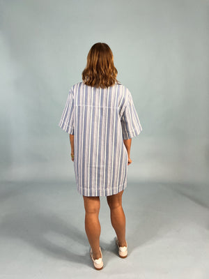 Lowen Denim Stripe Dress