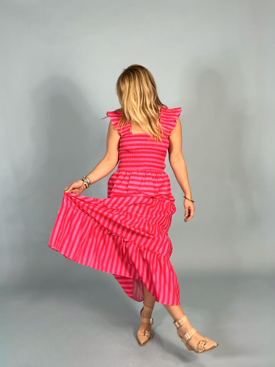 Cabo Maxi Striped Dress