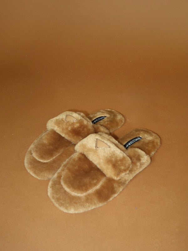 Soulmate Fur Mule Slippers