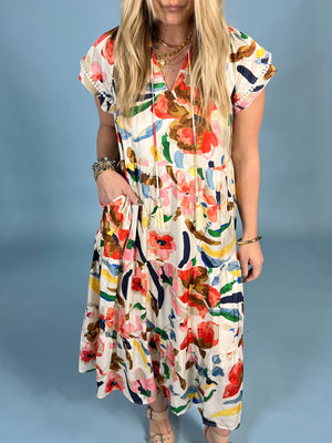 Maria Tiered Maxi Dress