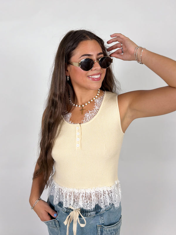 Sunday Lace Tank
