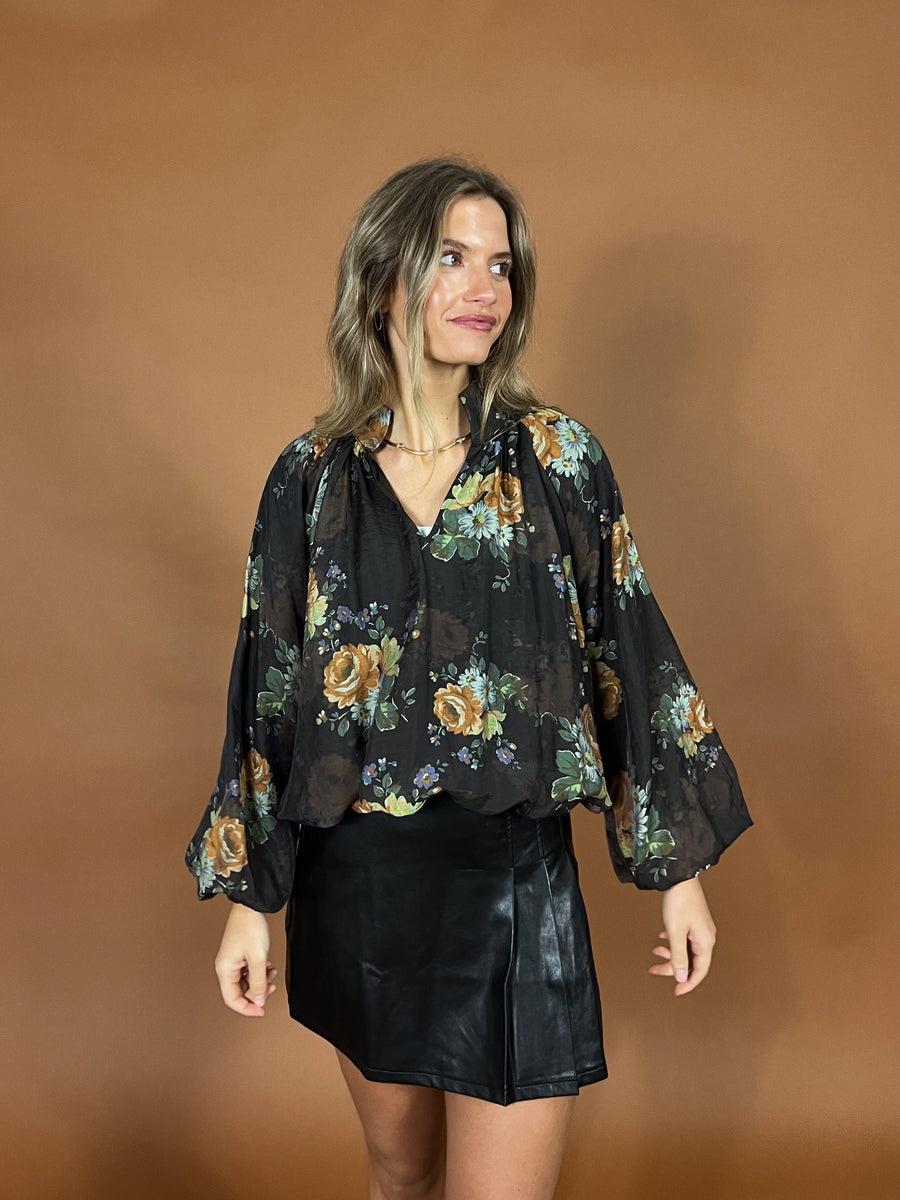 Golden Hour Floral Blouse