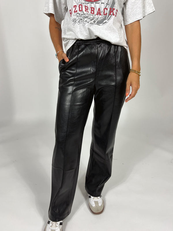 Jasper Faux Leather Pants