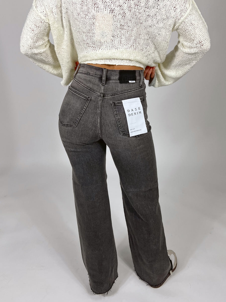 Far Out High Rise Denim | Milky Way