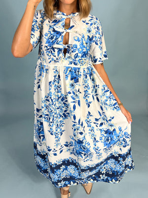 Seaside Front Tie Midi