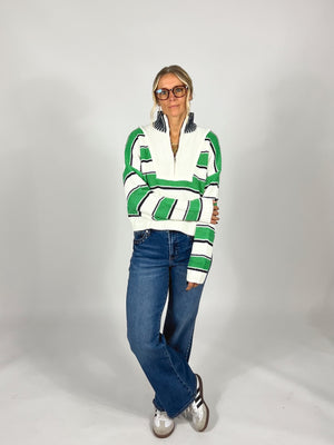 Playmaker Stripe Pullover