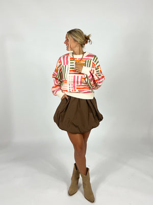 Cocoa Puff Bubble Dress
