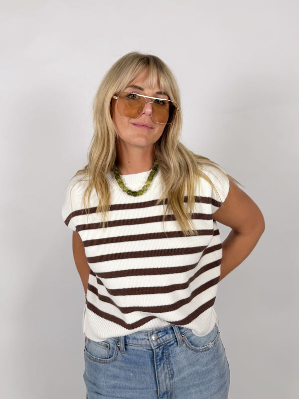 Main Street Stripe Top