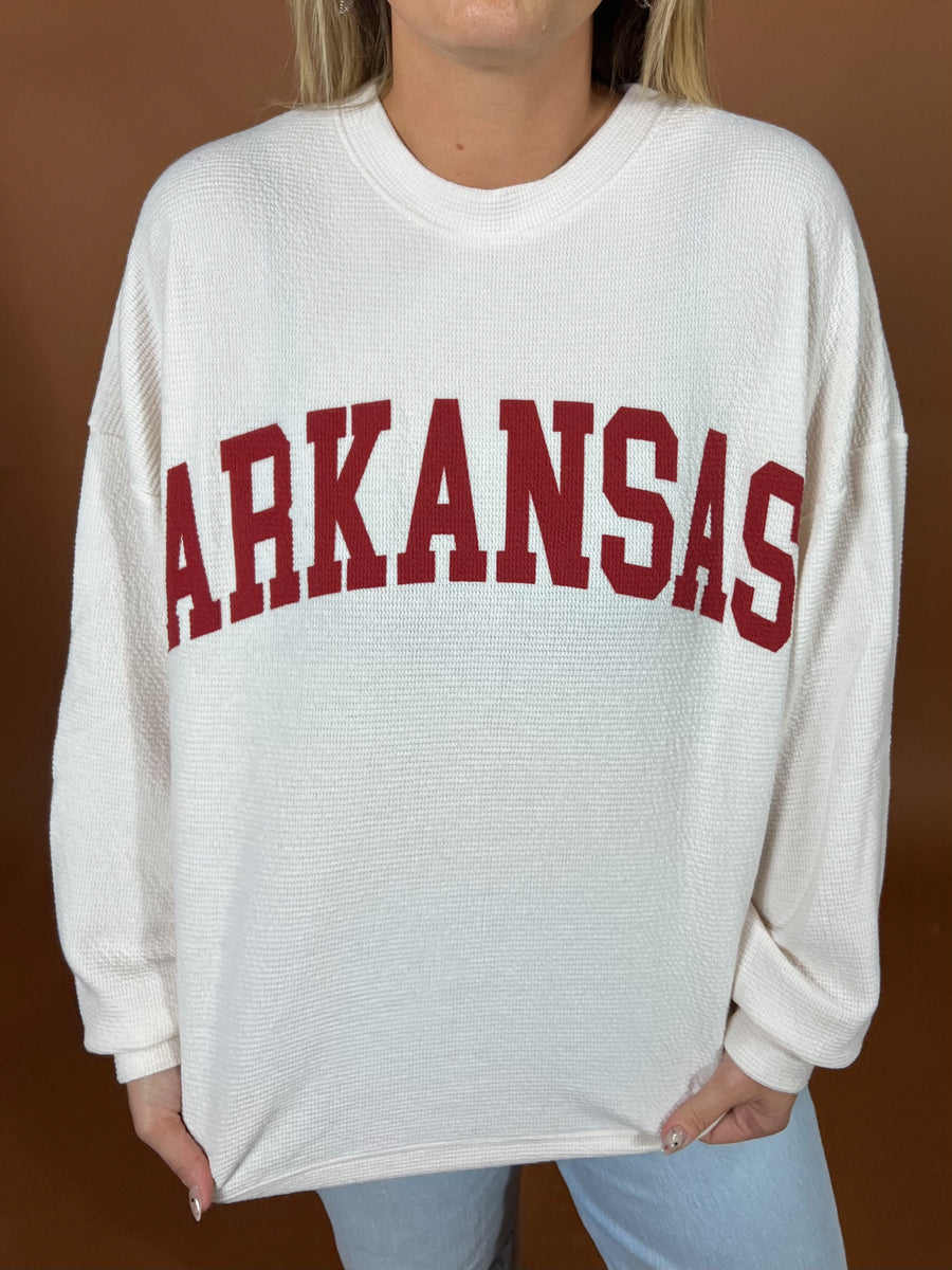Arkansas Cloudy Knit Top