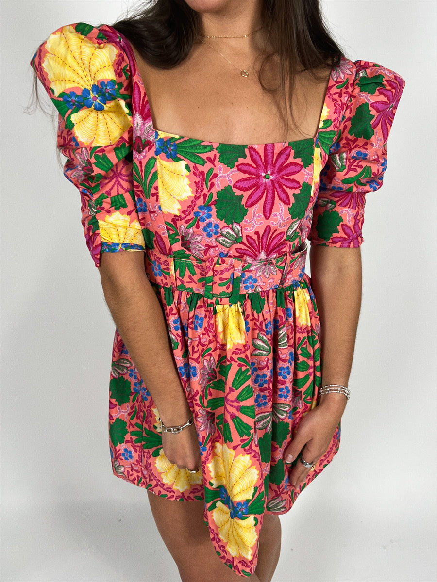 Petal Party Belted Mini