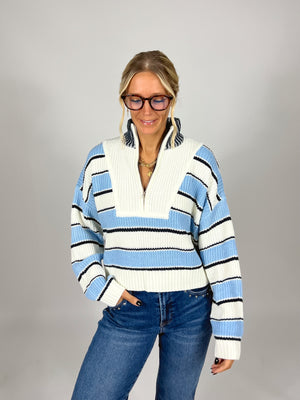 Playmaker Stripe Pullover