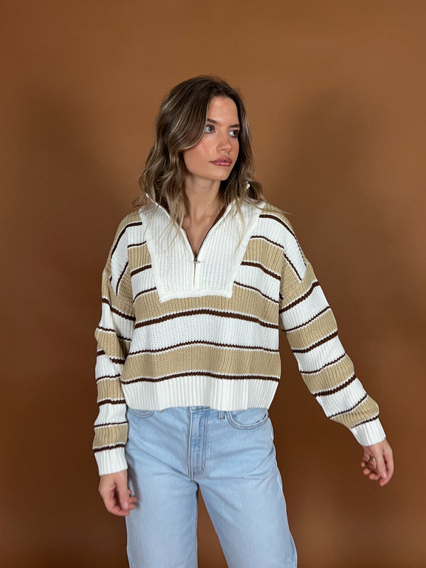 Playmaker Stripe Pullover