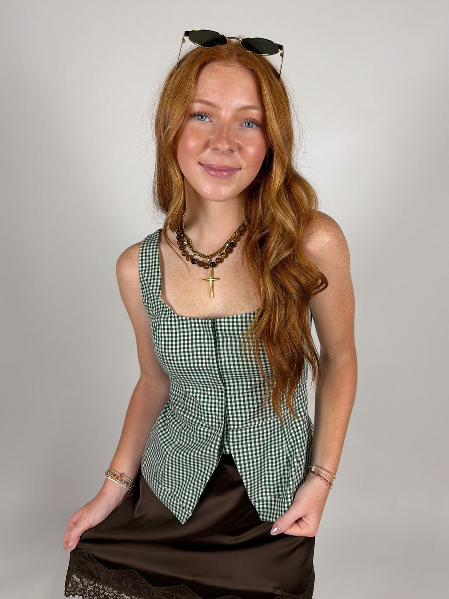 Bianca Gingham Top