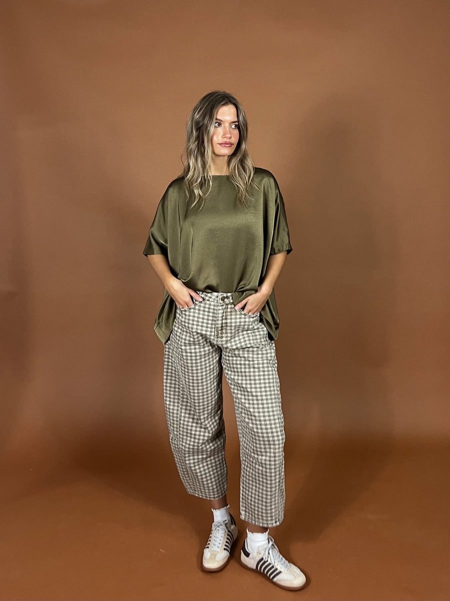 Brownstone Barrel Leg Pants