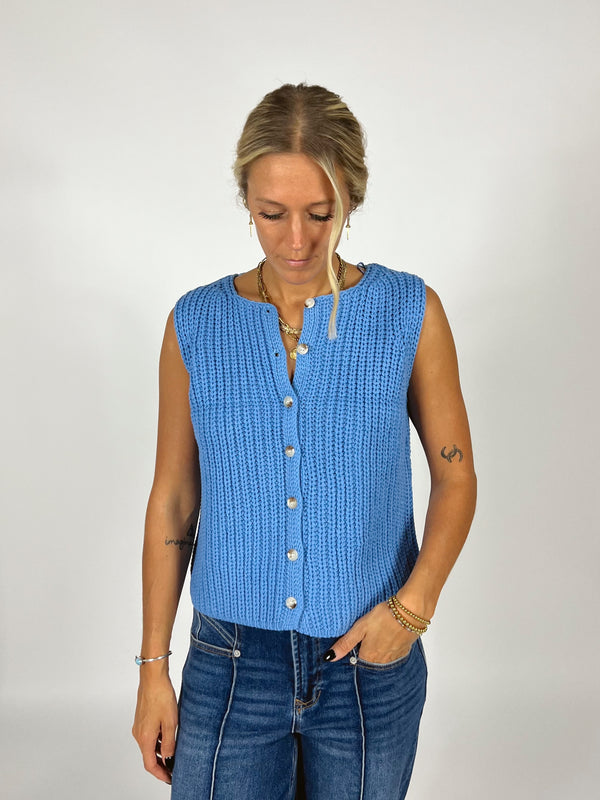 Ocean Row Sweater Tank