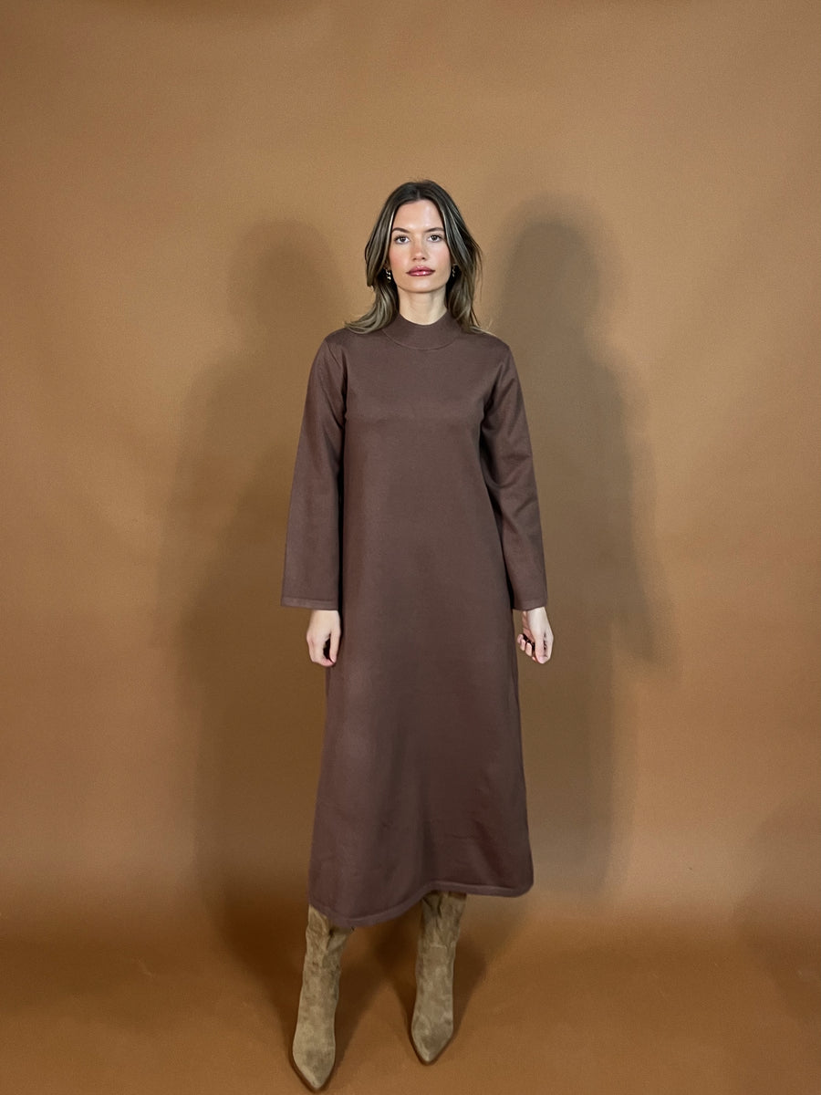 Frame Mockneck Sweater Dress