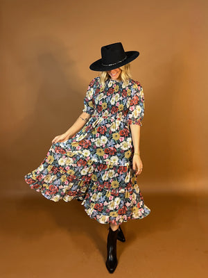 Fiona Floral Dress