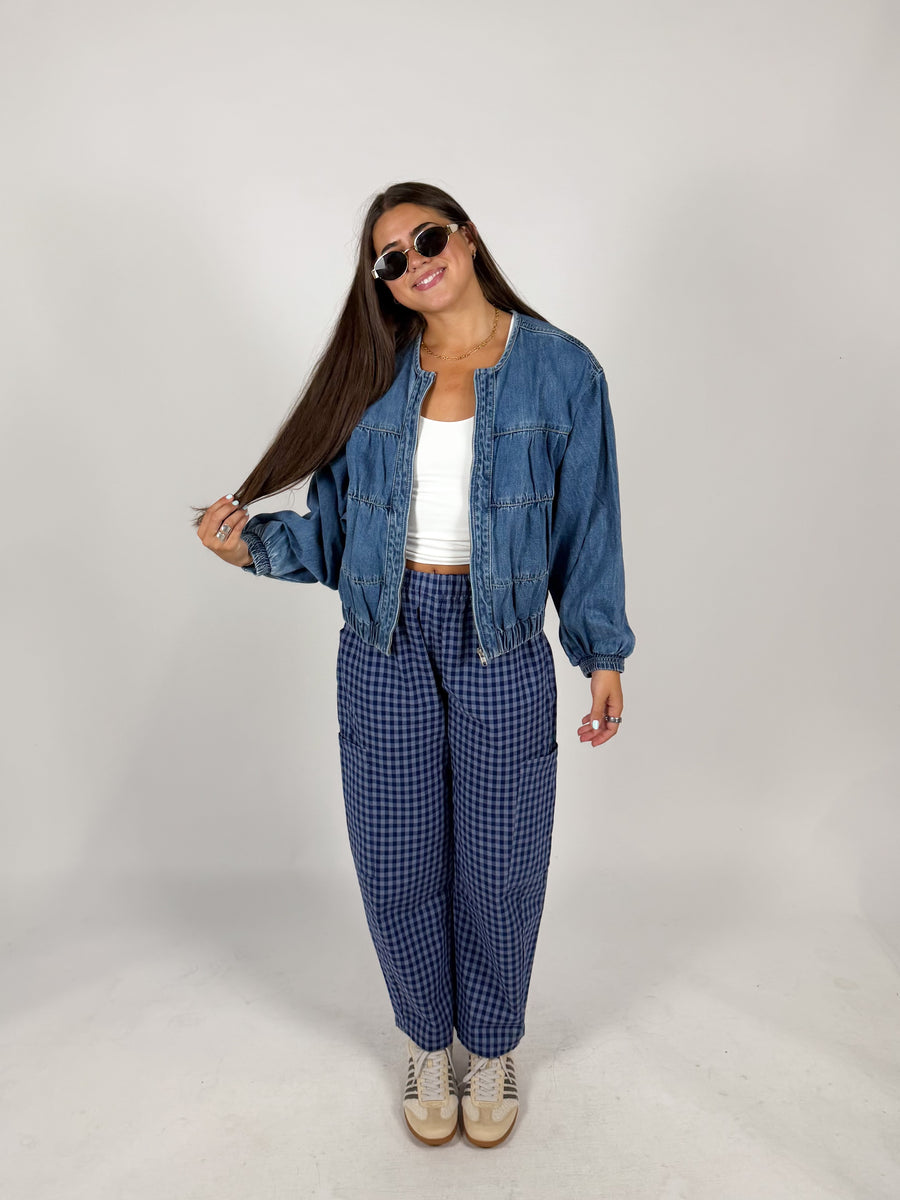 Conner Denim Bomber Jacket