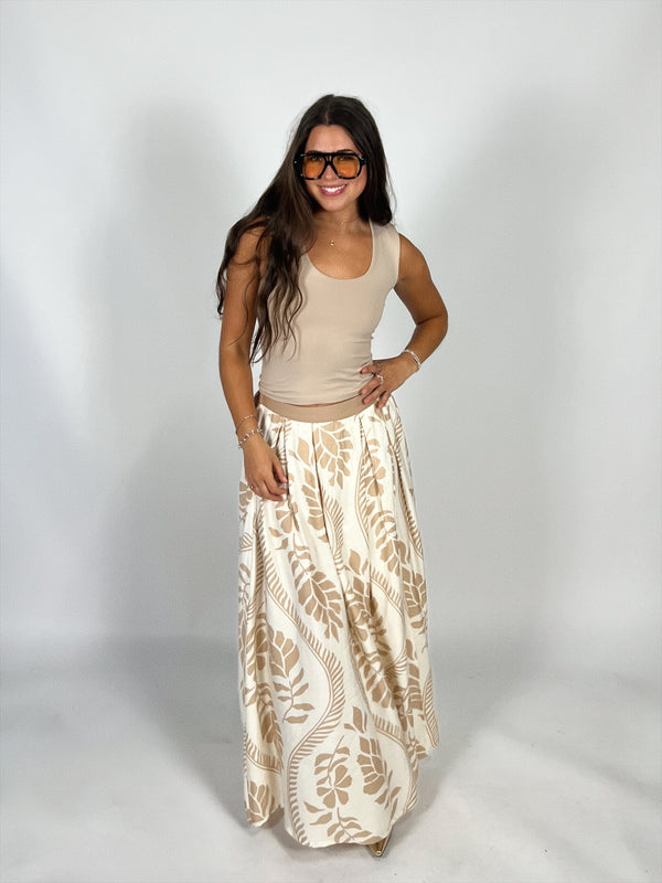 Beach Walk Printed Skirt